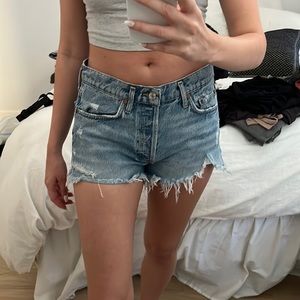 Agolde Parker Denim Shorts - 27